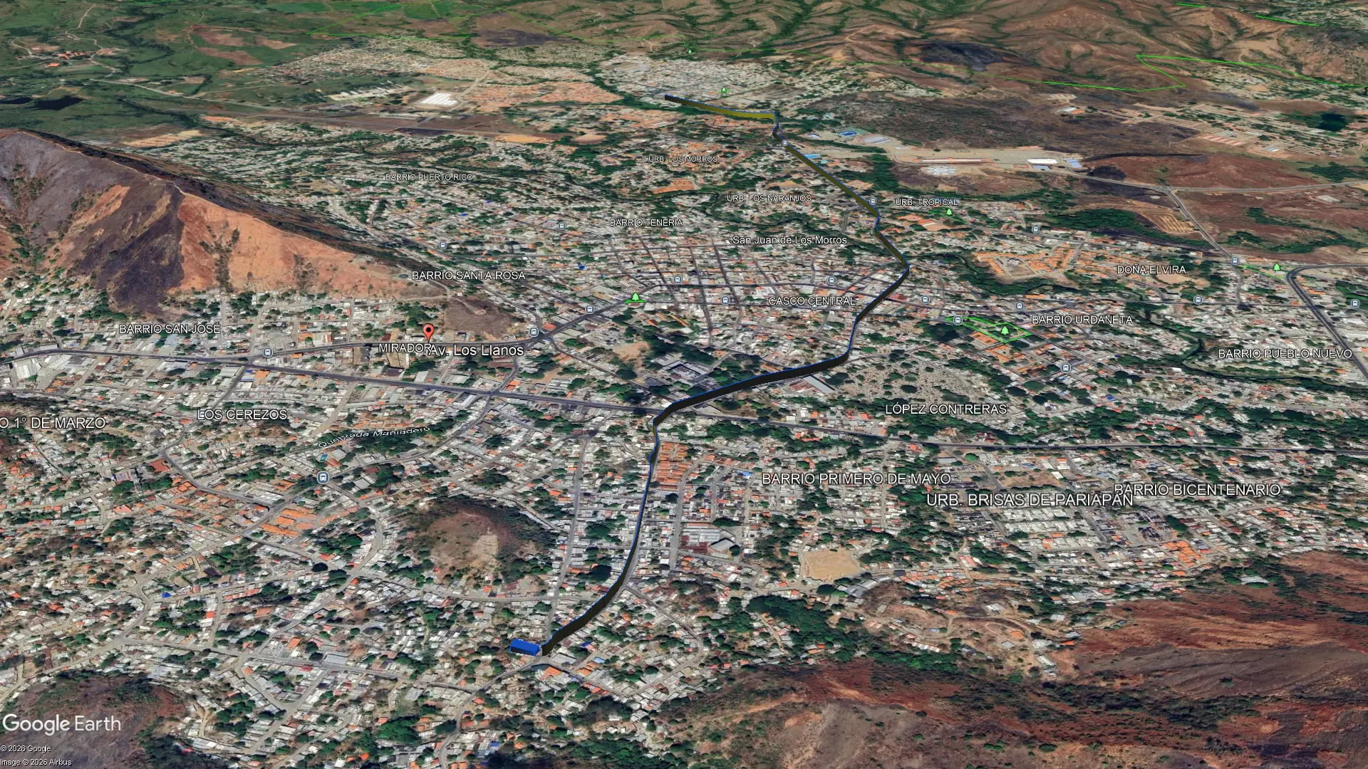 Mapa Sector Este